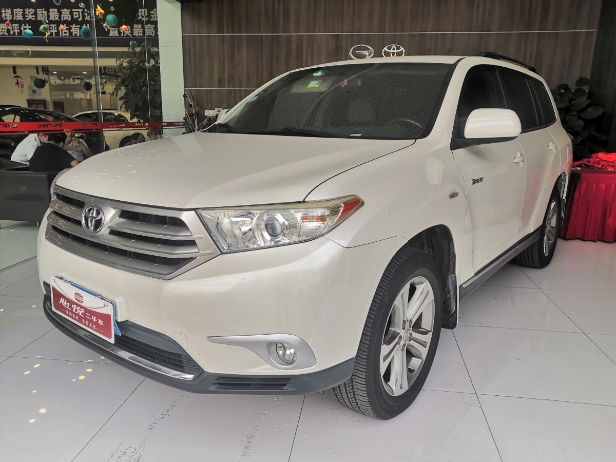 2012 Toyota Highlander 2.7 manual and automatic integrated two-wheel drive 5-seat sports version 116,000 kilometers