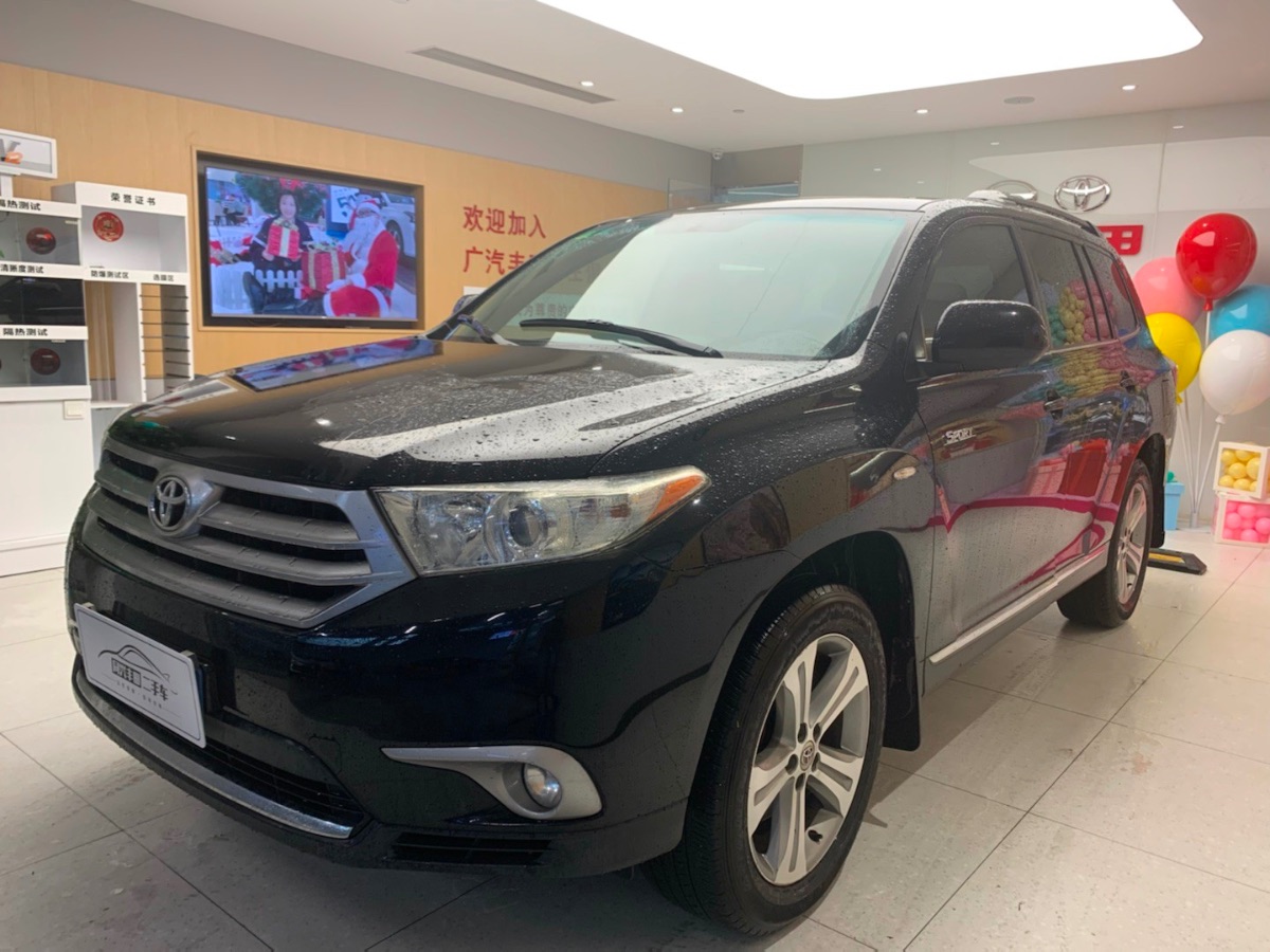 2012 Toyota Highlander 2.7 manual all-in-one two-wheel drive 7-seat luxury navigation version 270,000 kilometers