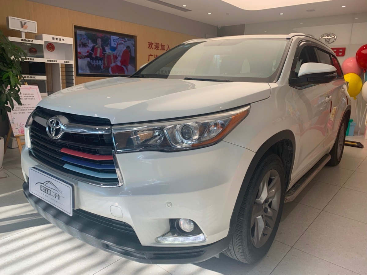 2017 Toyota Highlander 2.0T manual all-in-one four-wheel drive luxury version 7 seats 72,000 kilometers
