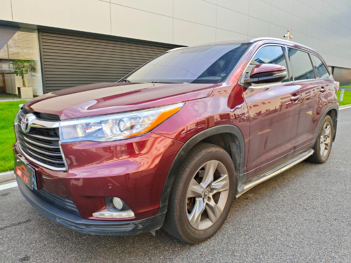 2015 Toyota Highlander 2.0T manual all-in-one two-wheel drive luxury version 7 seats 120,000 kilometers